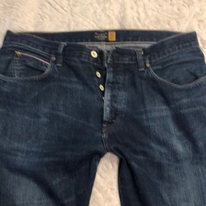 J. CREW SLIM STRAIGHT JEANS MENS 35 X 32